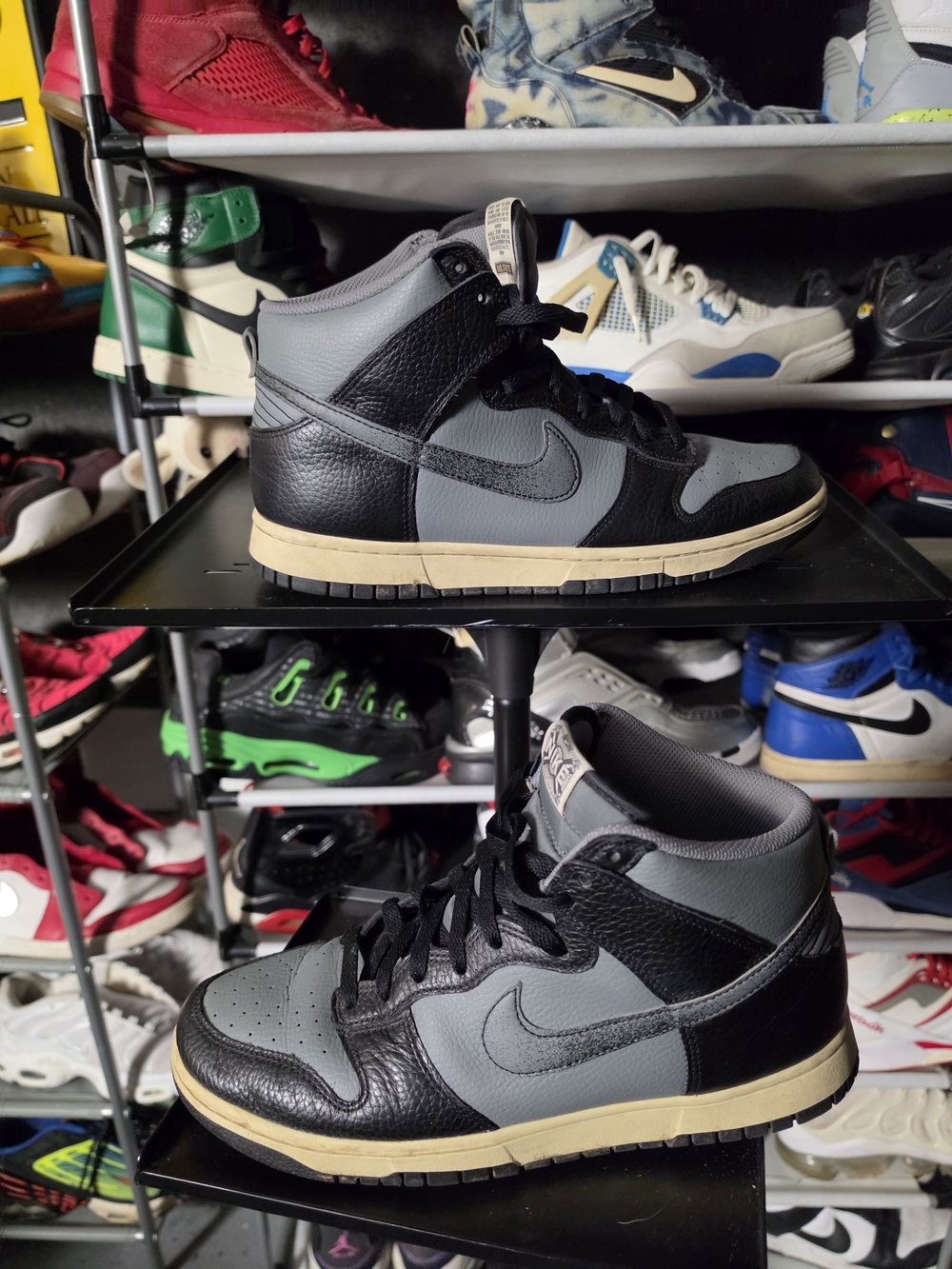 🔥 Nike Dunk Classics High Shadow Grey Black Men Size 10.5 "50 Years Of Hip Hop"